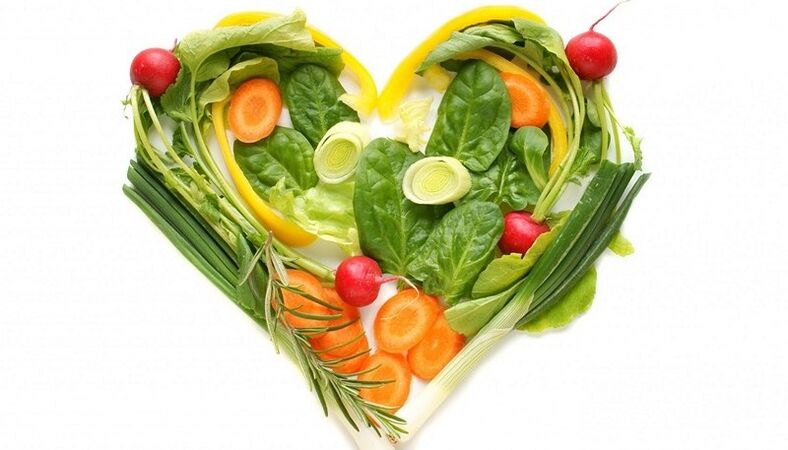 Diet Favorit inkluderar användning av färska grönsaker och hjälper till att gå ner i vikt på kort tid